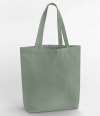 W697 Westford Mill Heavyweight Canvas Tote Bag Dusty Green colour image